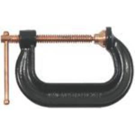 Bessey 4 Drop Forged CClamp With Copper Coated Spindle, CDF404CHV CDF404CHV